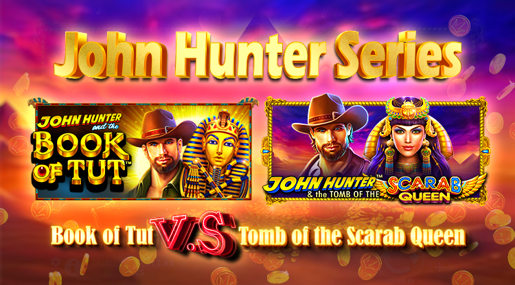 John Hunter Series Tomb of the Scarab Queen vs. Book of Tut