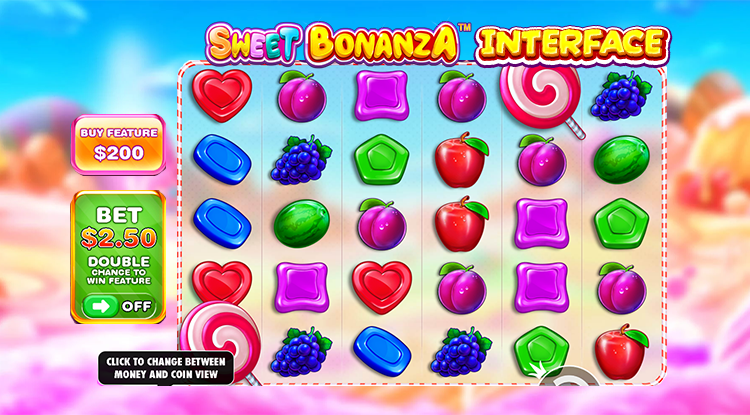 Sweet Bonanza Slot Pragmatic Play Interface