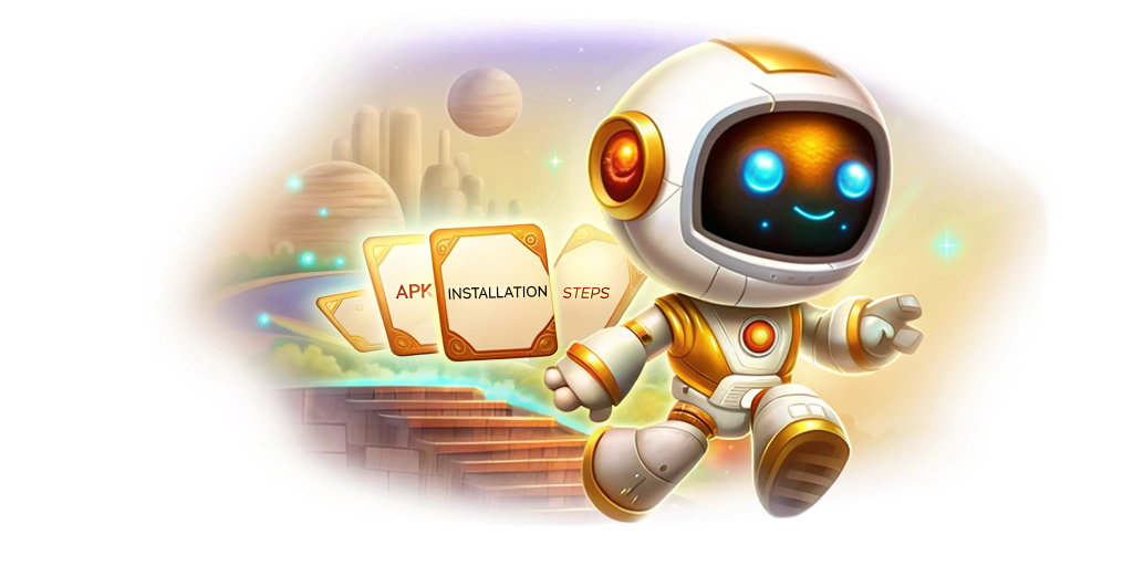a futuristic cartoon helper robot in a white and g