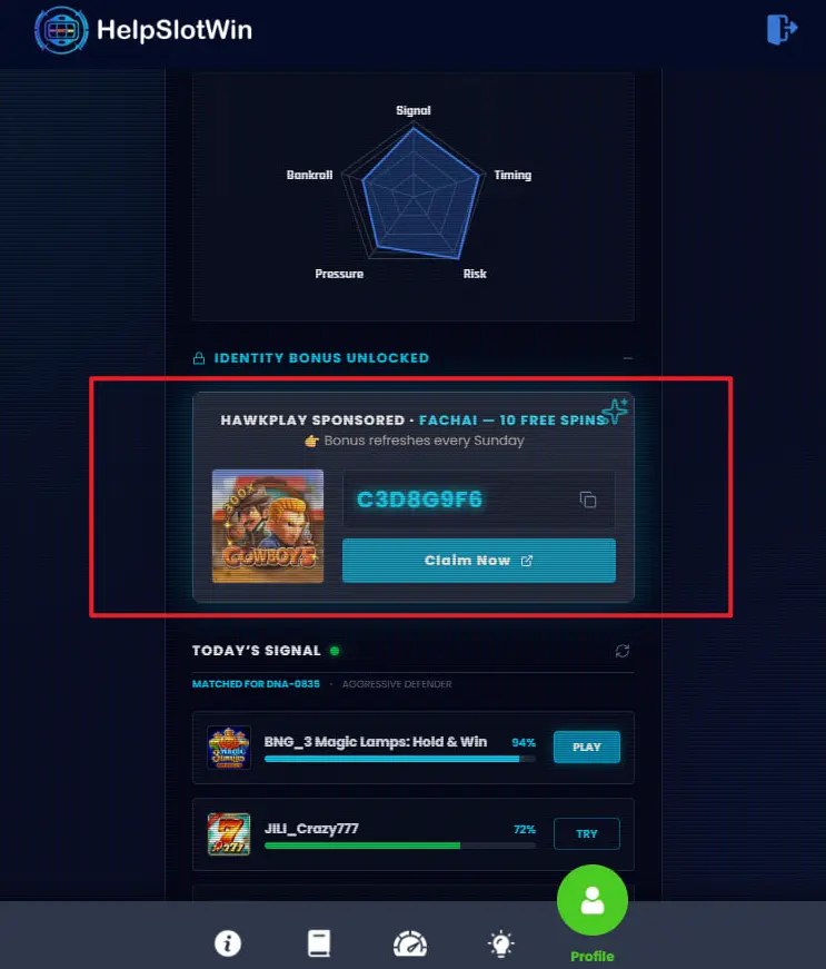 helpslotswin Exclusive Bonus:FREE 100 PHP